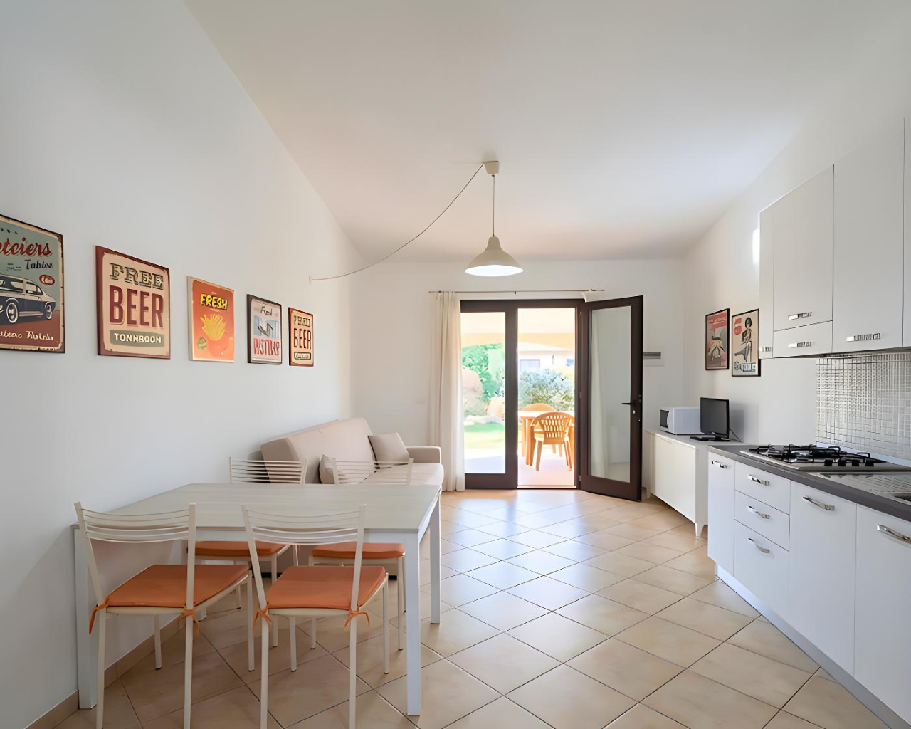 Baia Sant’Anna | Villetta vista mare con giardino e patio I V2